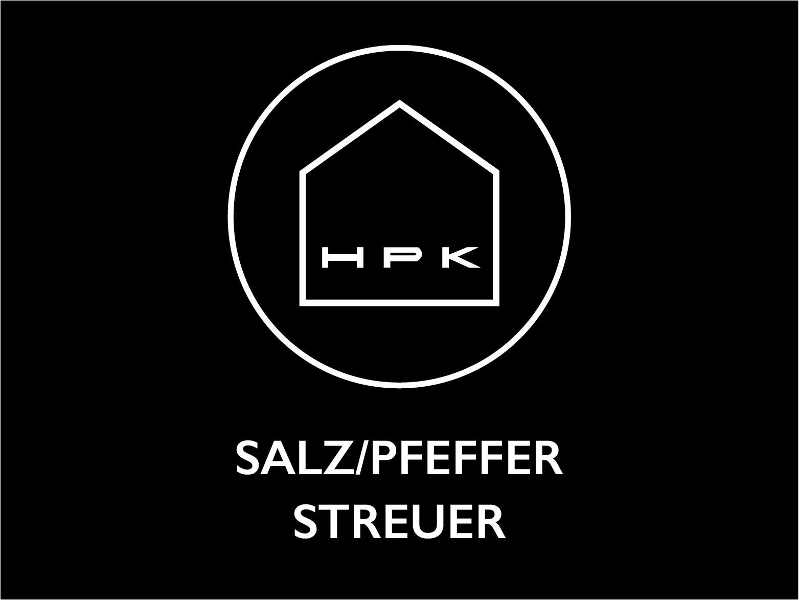 HPK - Streuer geräucherte Eiche - Salz und Pfeffer handgemacht