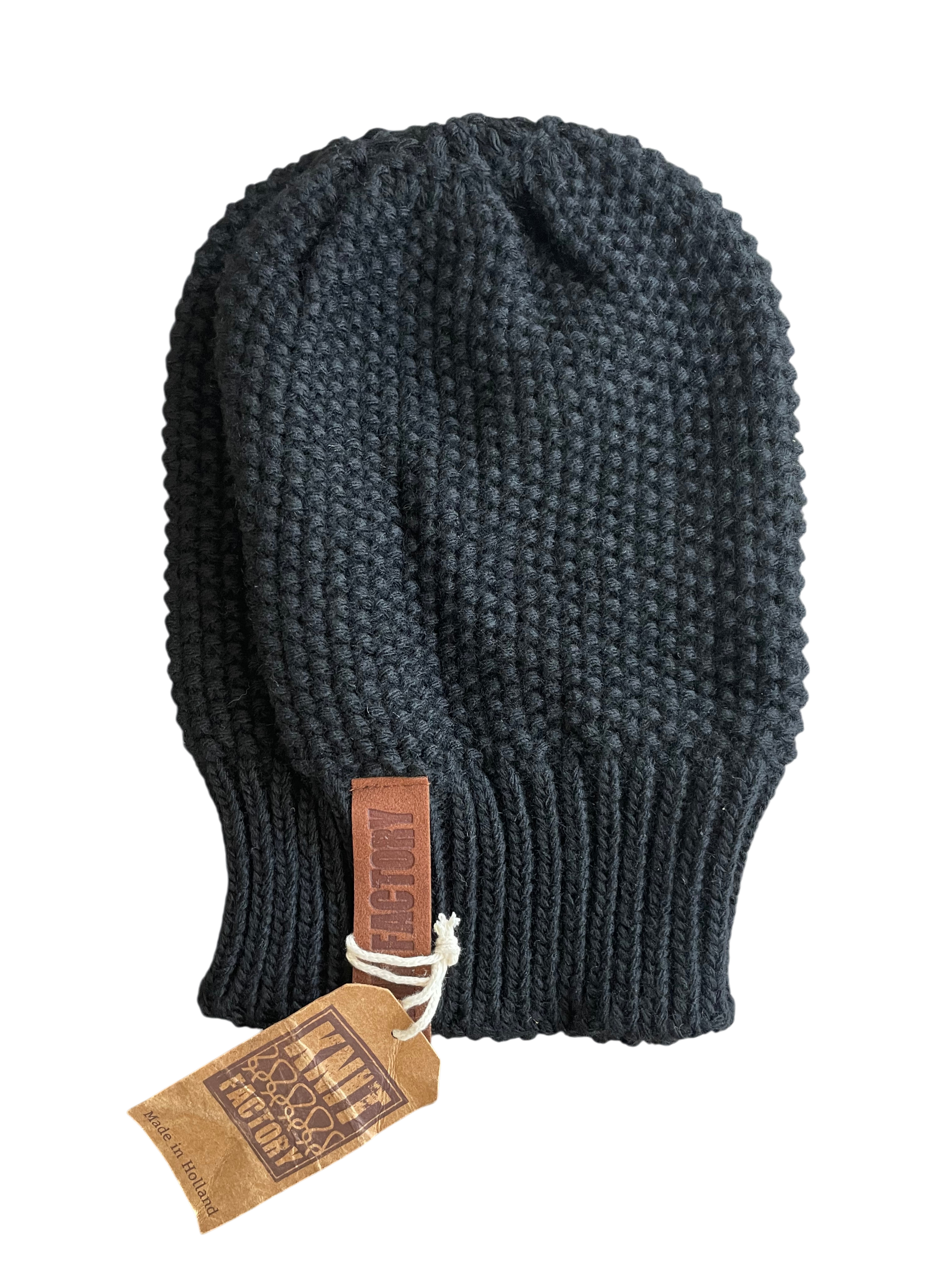 Knit Factory - Coco Beanie Schwarz