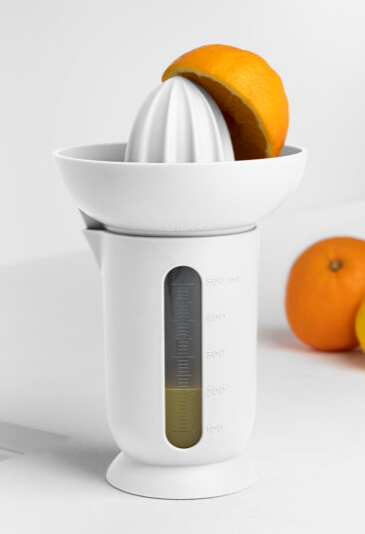 Blim Zitronenpresse mit Messbecher - UFO - Weiß