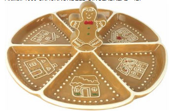 Snackrondell Gingerbread - 30,5 x 12 cm