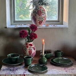 Teller weihnachtlich mit Tannen grün -  Miljögården