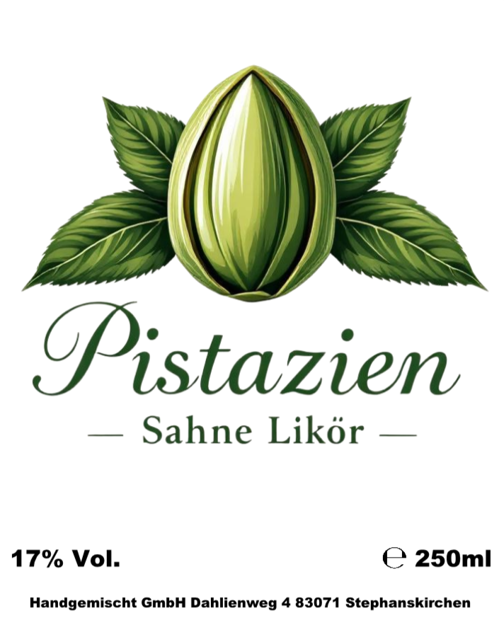 Pistazien Sahne Likör 17% vol