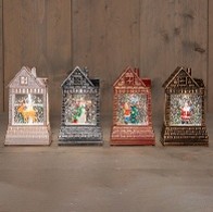 Haus Glitzerwasser LED