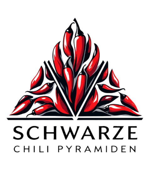 Schwarze Chili Pyramiden